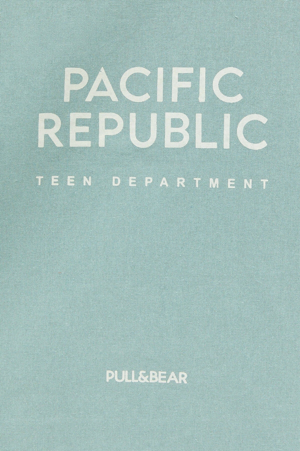 Pacific Republic Logo Stofftasche
