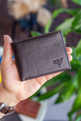 Genuine Leather Coin Holder Rfid Blocker Natural Taba Wallet