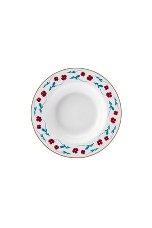 Ebru 24 Piece Porcelain Dinner Set For 6 People