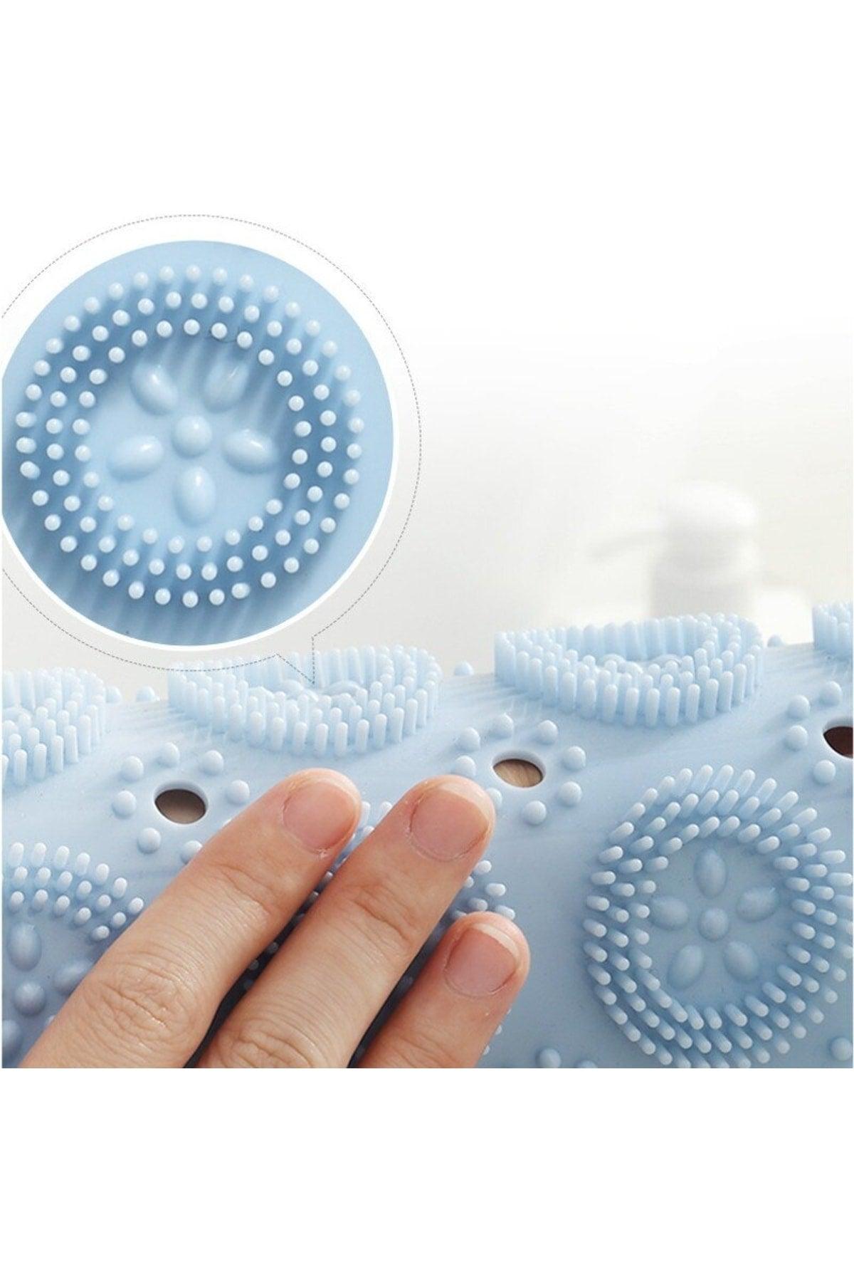 Massage Bathroom Shower Non-Slip Mat Shower Cabin Mat with Silicone Suction Cup. Makes Non-Slip Foot Massage - Swordslife