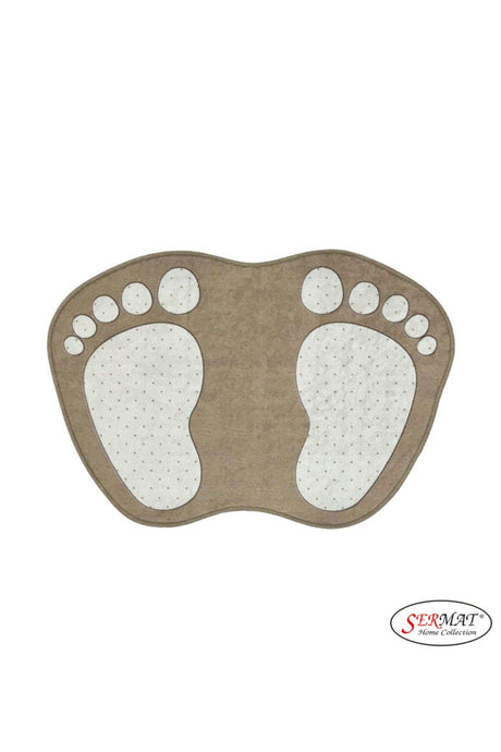 Footprint Pattern Bath Mat 40cmx60cm - Swordslife