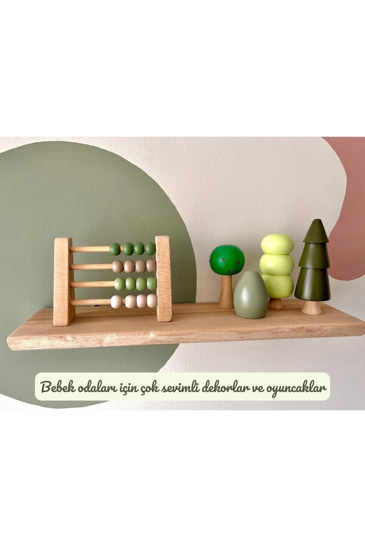 Natural Healthy Wooden Toy Montessori Abacus Analytical Intelligence Mathematics Kids Baby Room Decor
