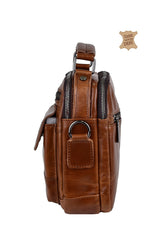 ÇÇS Multi Eyed Genuine Leather Men's Bag 31441