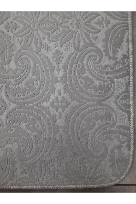 Ultrasoft Patterned Gray Closet Set of 3 Bathroom Carpet Mat Set - Swordslife