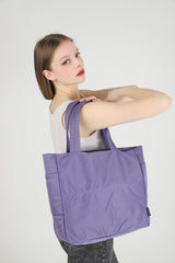 Lila U25 3-Compartment Side 2 Pocket Detailed Zipper Closure Canvas Women's Arm And Shoulder Bag B:35 E:35 G: