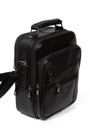 Genuine Men'S Genuine Leather Case Hand And Shoulder Bag Strained Sarkmaz Steel Case Bag