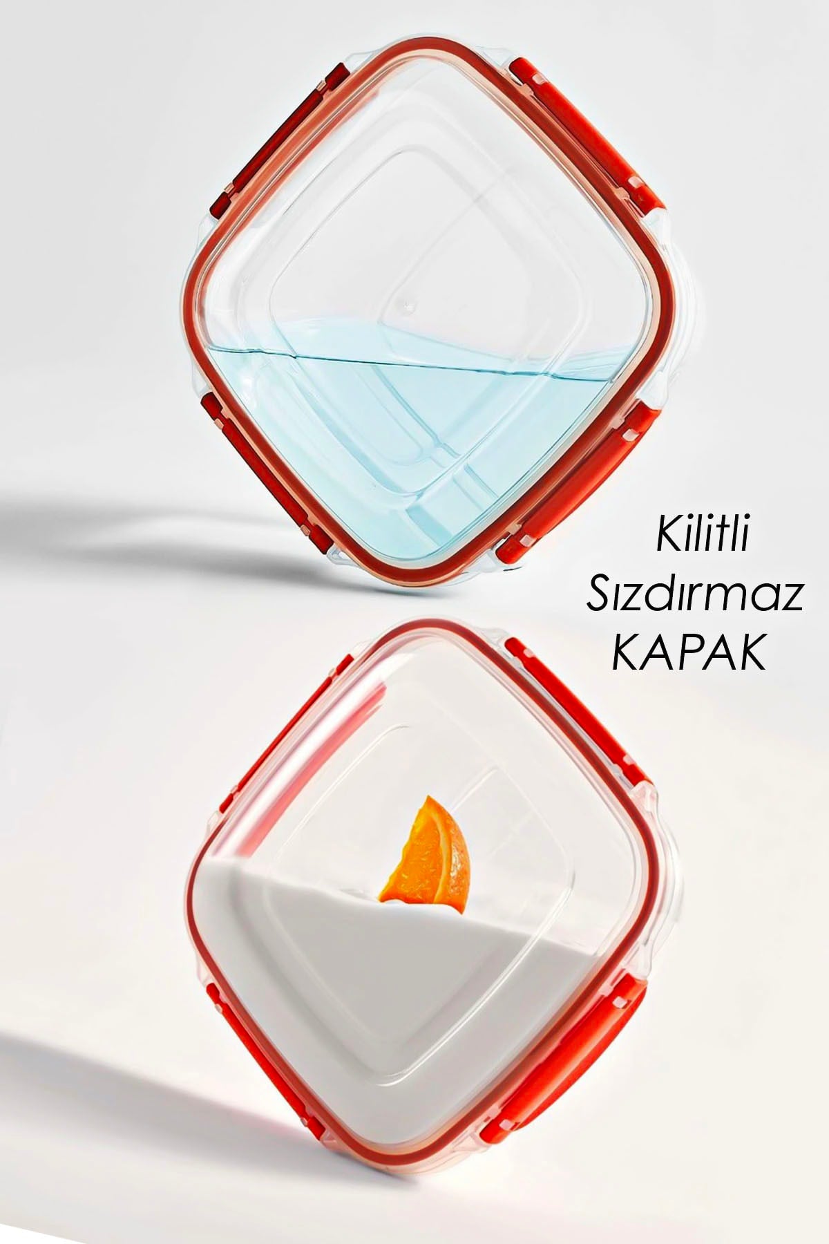 World Set Of 6 Leakproof Lockable Vacuum Lids Food Provisions Breakfast Picnic Storage Containers 1000 Ml