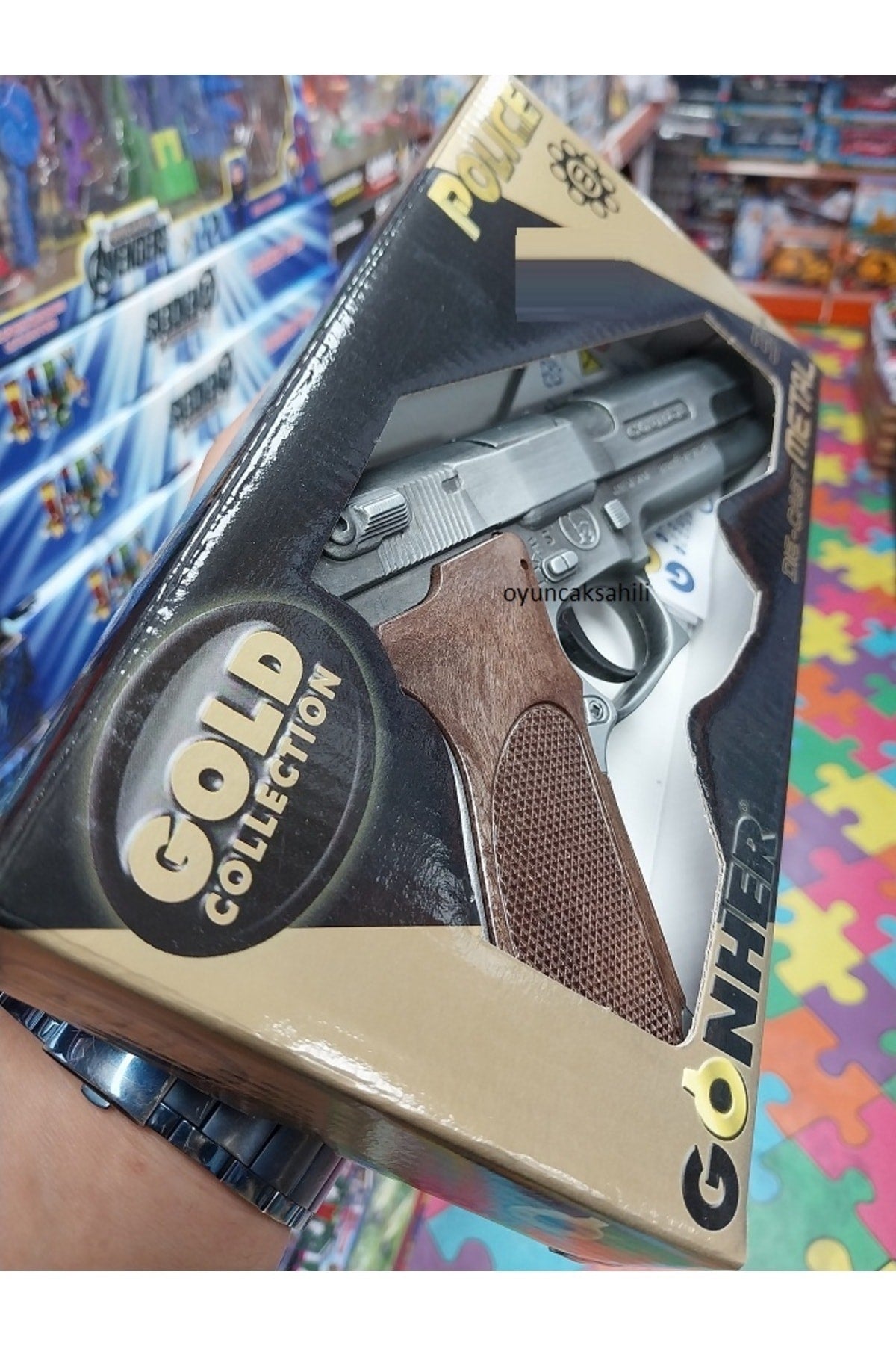 Capsule Gun Diecast Ful Iron Toy Weapon 22.5 Cm