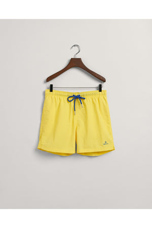 Men'S Yellow Classic Fit Swimsuit