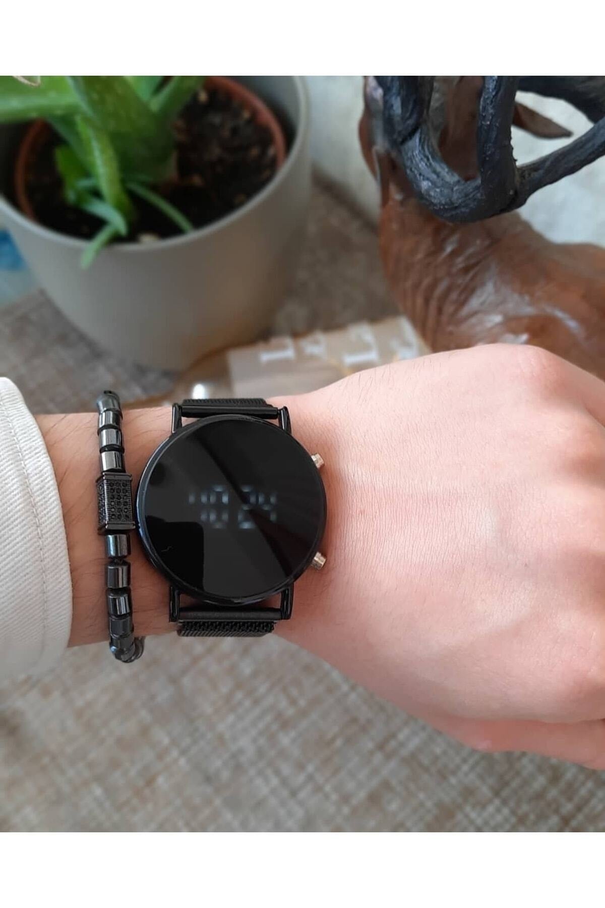 Unisex Steel Digital Wristwatch