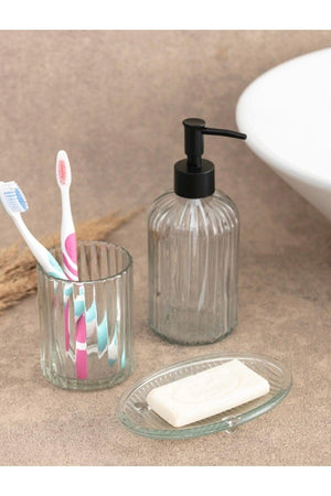 Lc Waikiki Glass Bathroom Set of 3 - Swordslife