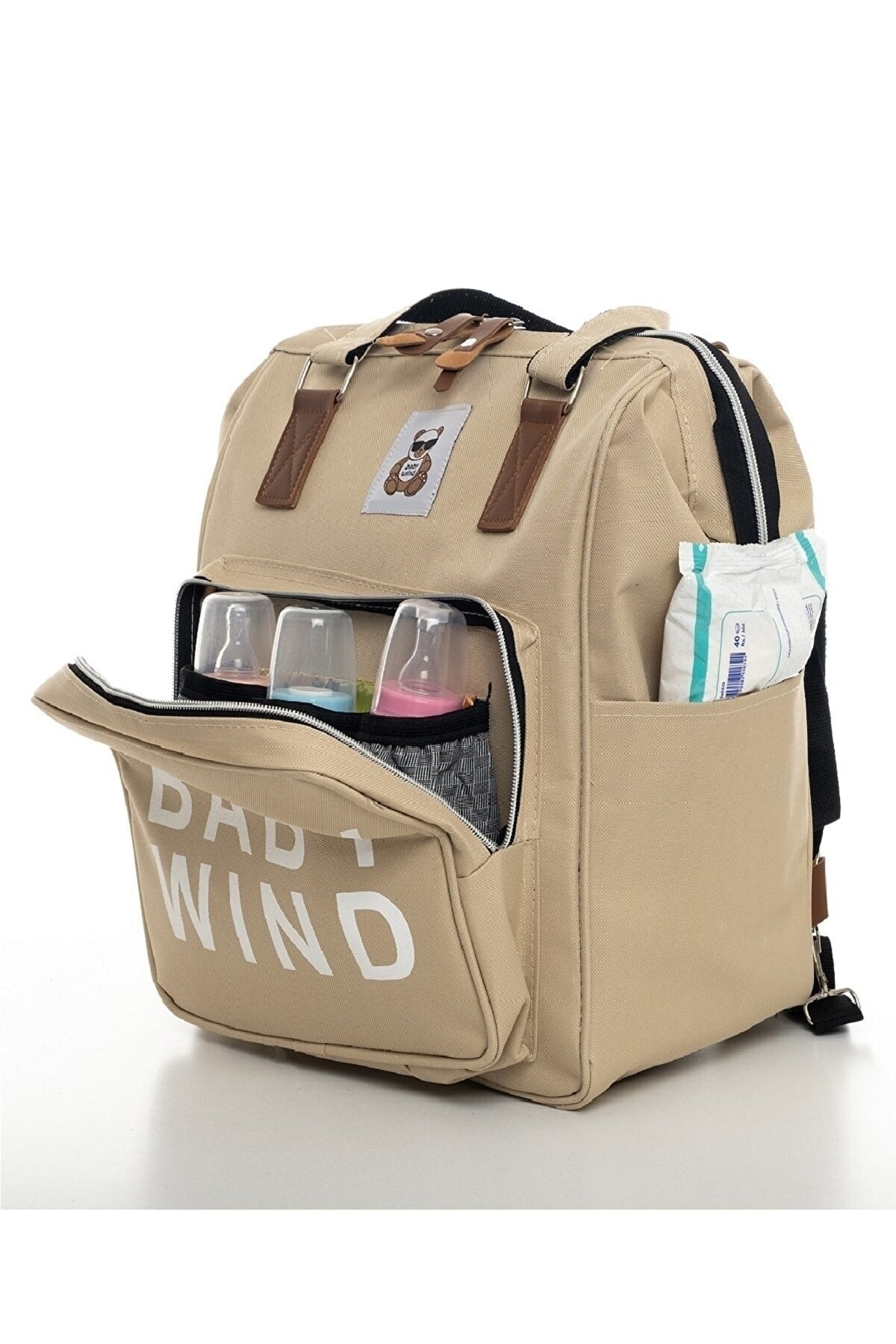 Mutter Baby Pflege Rucksack Thermische Baby Flasche Kinderwagen Mit Kleiderbügel Befestigung