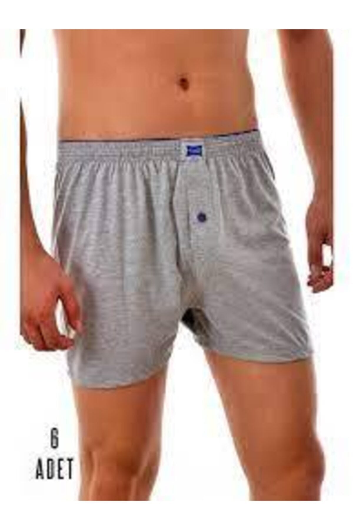 Men'S Combed Plain Boxer 6 Pcs