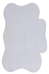 Anatolia Gray 2 Pieces 80x140 + 50x70 Cm Large Size Bath Mat Set Closet Set - Swordslife