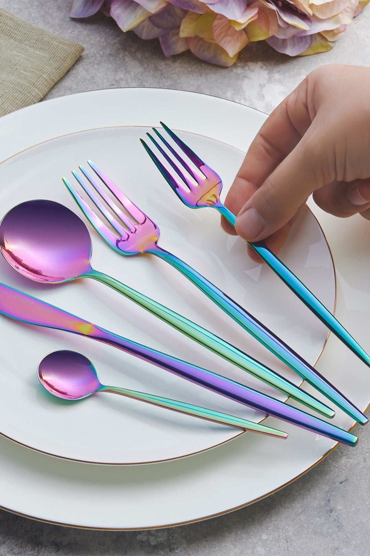 Orion Rainbow 30 Pcs Cutlery Set For 6 Persons