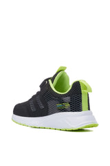 Orthopedic, Velcro, Black Yellow Color Kids Sports Shoes