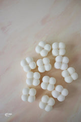 Scented Decorative Mini Bubble Candle - White Color 1 Piece - Swordslife