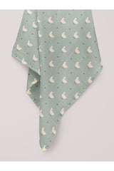Minty Duck Organic Crinkle Square Muslin Cover 100 x 100 cm