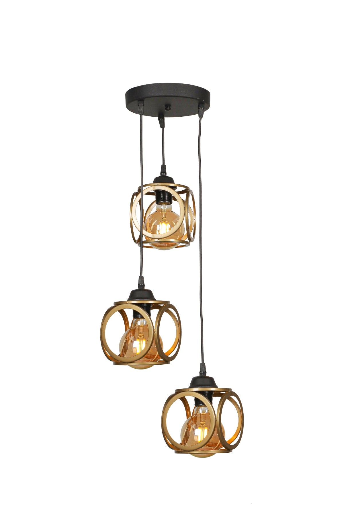 Savaş 3Rd Chandelier Antiqued