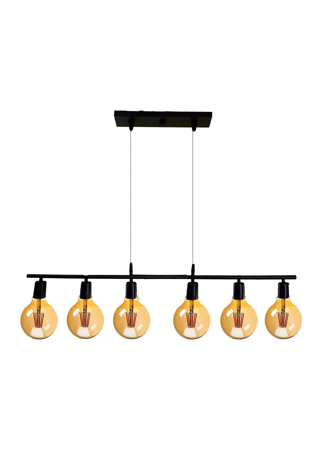 Roma Modern Design Non-Glass Six-Line Chandelier