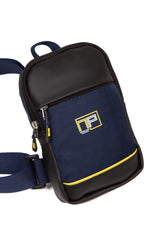 Unisex Navy Blue Cross Strap Chest And Shoulder Bag Daily Bag With Phone Compartment