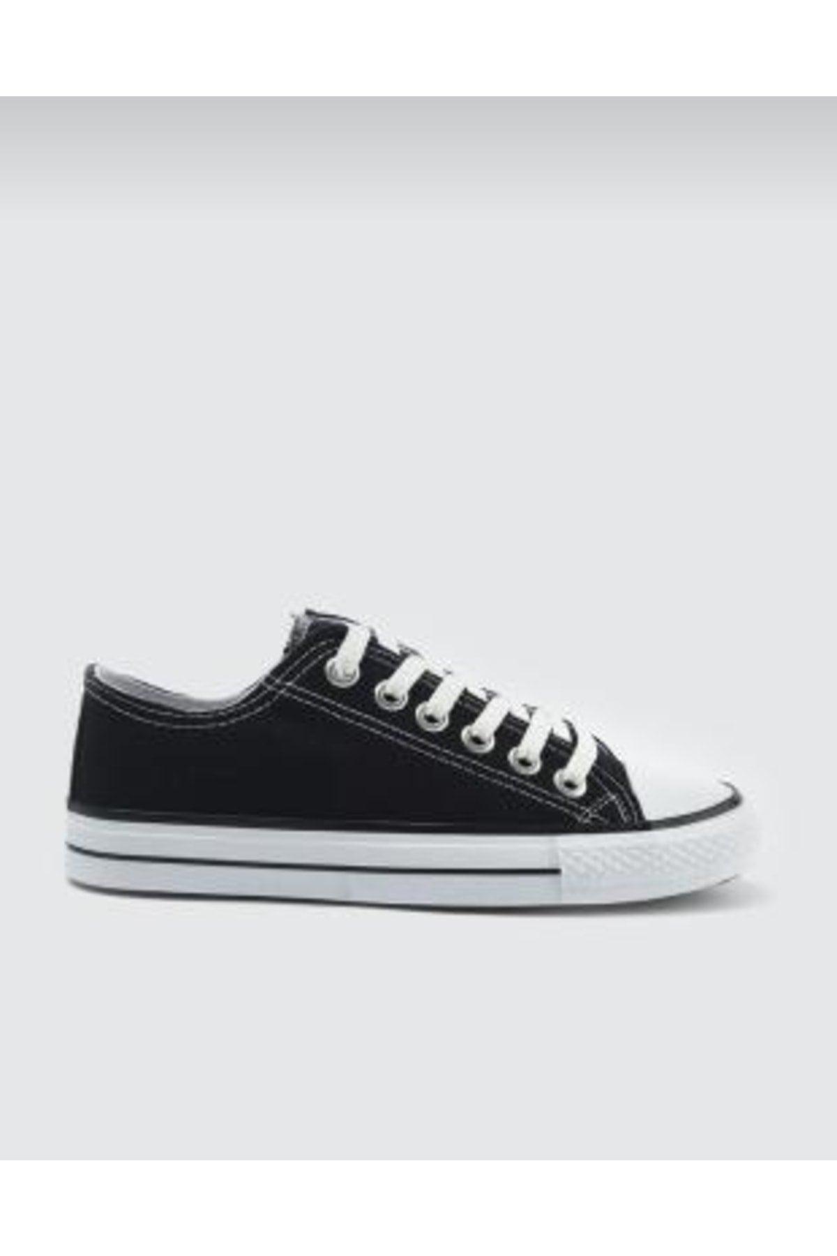 Unisex Cnv Black Sneakers - Swordslife