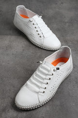 DAILY COMFORTABLE SUMMER GENUINE LEATHER MEN'S SHOES WITH TIRES