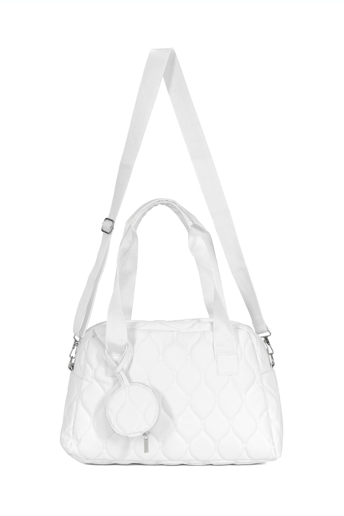 Original Women'S Large Volume Comfort Model Zippered Quilted Wallet Tote Shopper Sleeve Bag