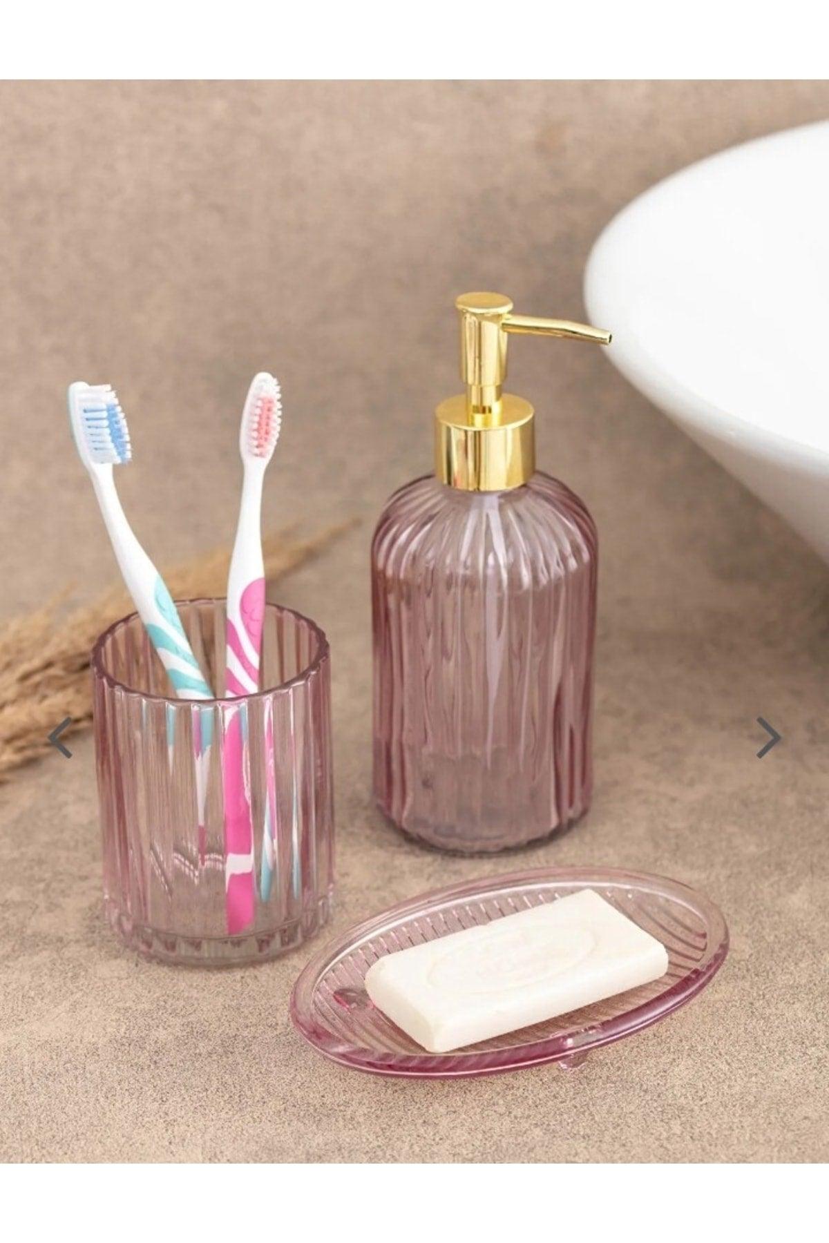 Glass Bathroom Set of 3 - Swordslife