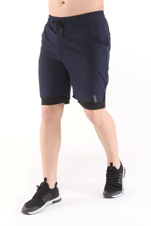 Herren Laufhose Schnelltrocknend Micropoly Training Turf Fitness Kurze Strumpfhosen Outdoor Shorts