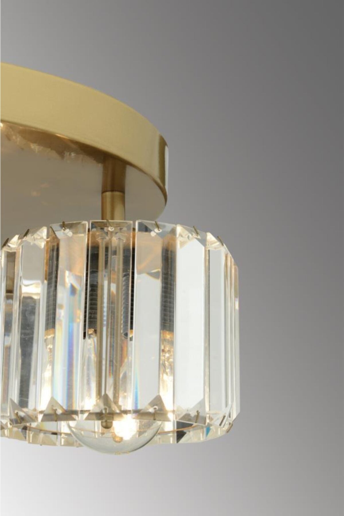 Lara 3-Piece Antique Yuv.Y-10 Crystal Stone Chandelier