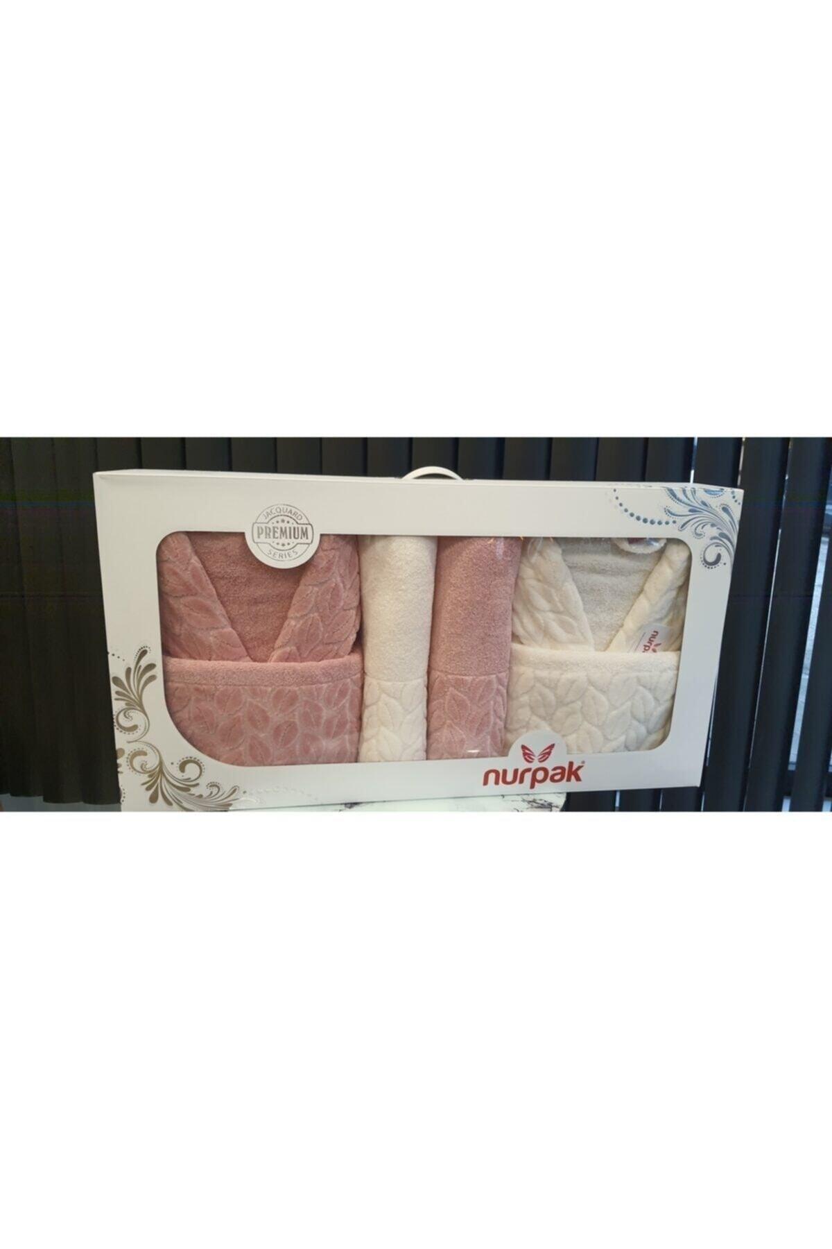 Hazal Cotton 8 Piece Family Bathrobe Set - Swordslife
