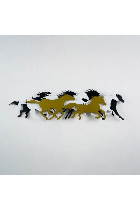 3d Horse Herd Metal Wall Decor , Metal Wall Decor - Swordslife