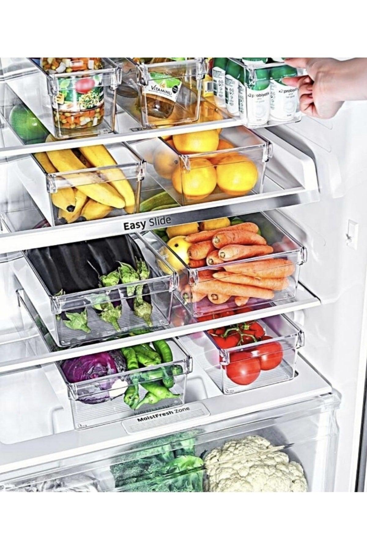 3-Set Refrigerator Cabinet Organizer