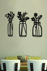 3 Pcs Vase Laser Cut Decorative Wooden Wall Decor - Swordslife