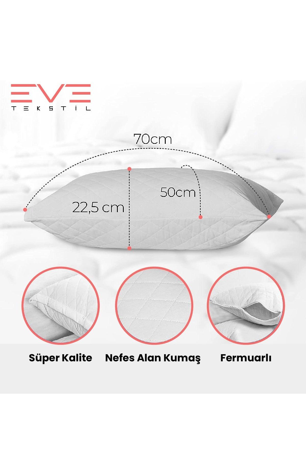 - 4 Pieces Diamond Quality Quilted Pillow 50*70 Cm - Swordslife