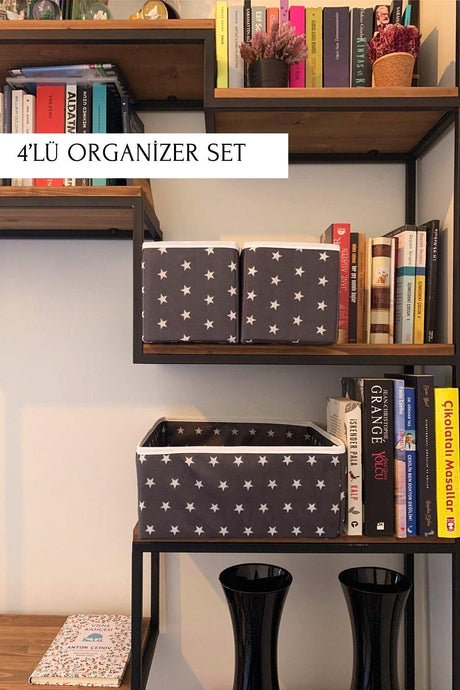 4 Pcs Drawer Organizer Box Multi-Purpose Cabinet Organizer Set - Swordslife