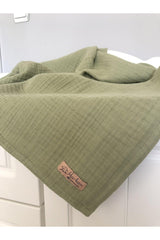 4 Layers Muslin Blanket - Light Green (100*110) - Swordslife