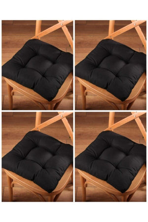 4 Lux Pofidik Black Chair Cushion Special