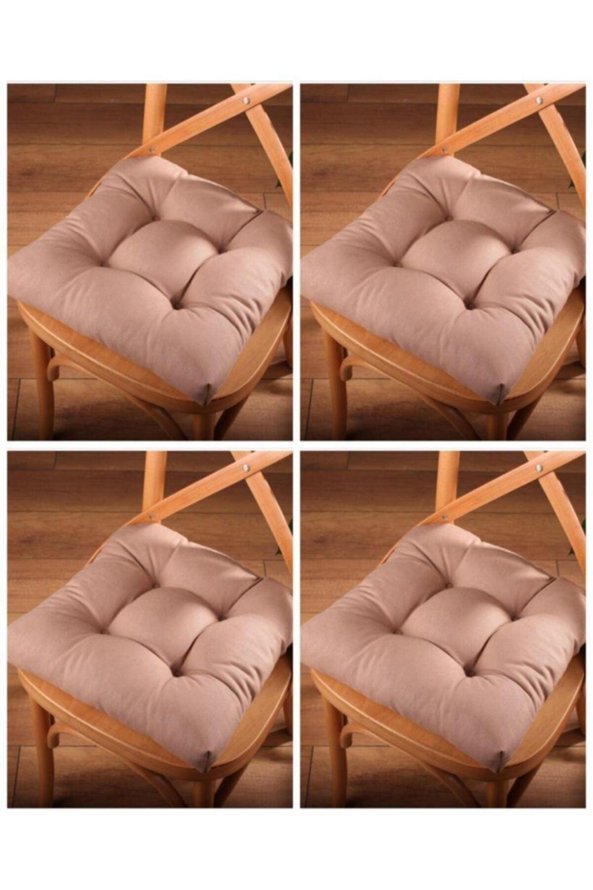 4 Pcs Lux Pofidik Coffee Chair Cushion Special Stitched Laced 40x40cm - Swordslife