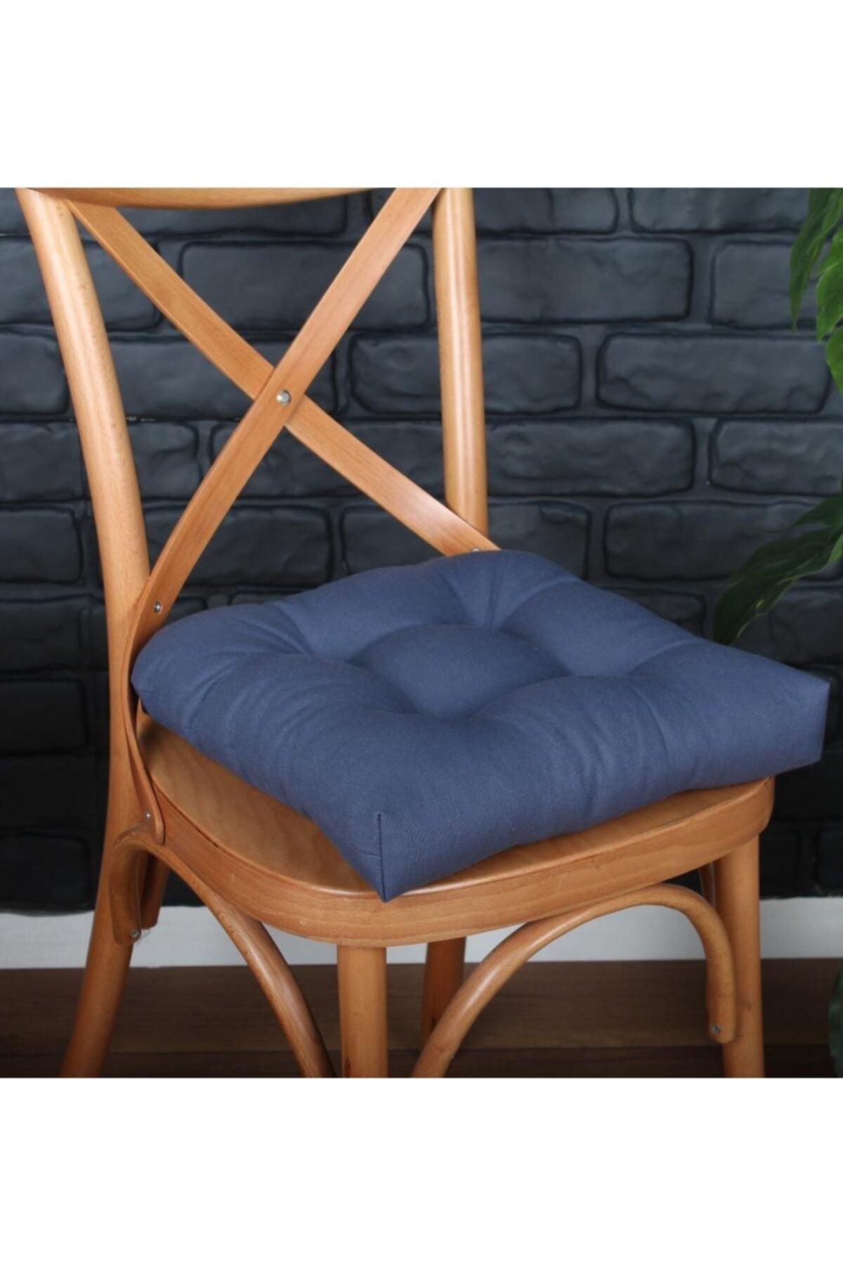 4 Pcs Lux Pofidik Petrol Chair Cushion Special Stitched Laced 40x40cm - Swordslife