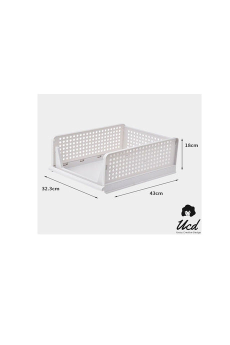 Set of 4 Large Foldable Multi-Purpose Wardrobe Sliding Shelf Organizer - Swordslife