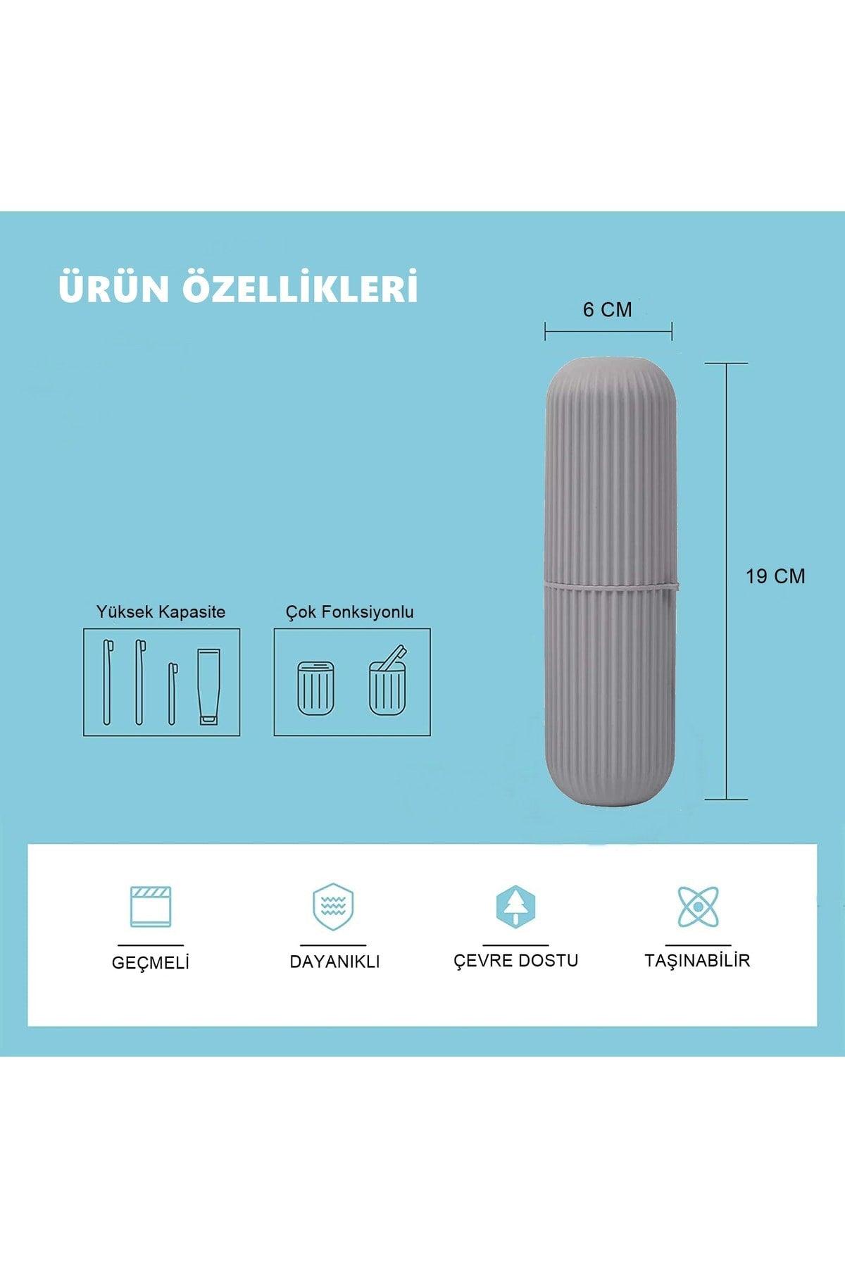 Set of 4 Travel Accessories Carrying Case Glasses Toothbrush Toothpaste Storage Box - Swordslife