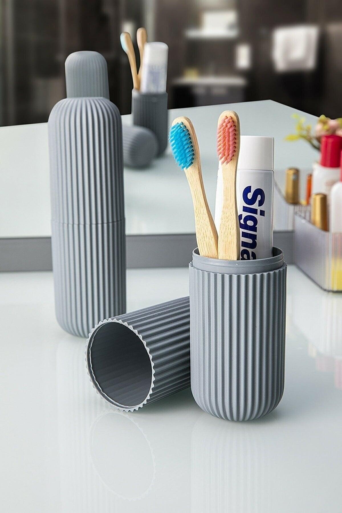 Set of 4 Travel Accessories Carrying Case Glasses Toothbrush Toothpaste Storage Box - Swordslife