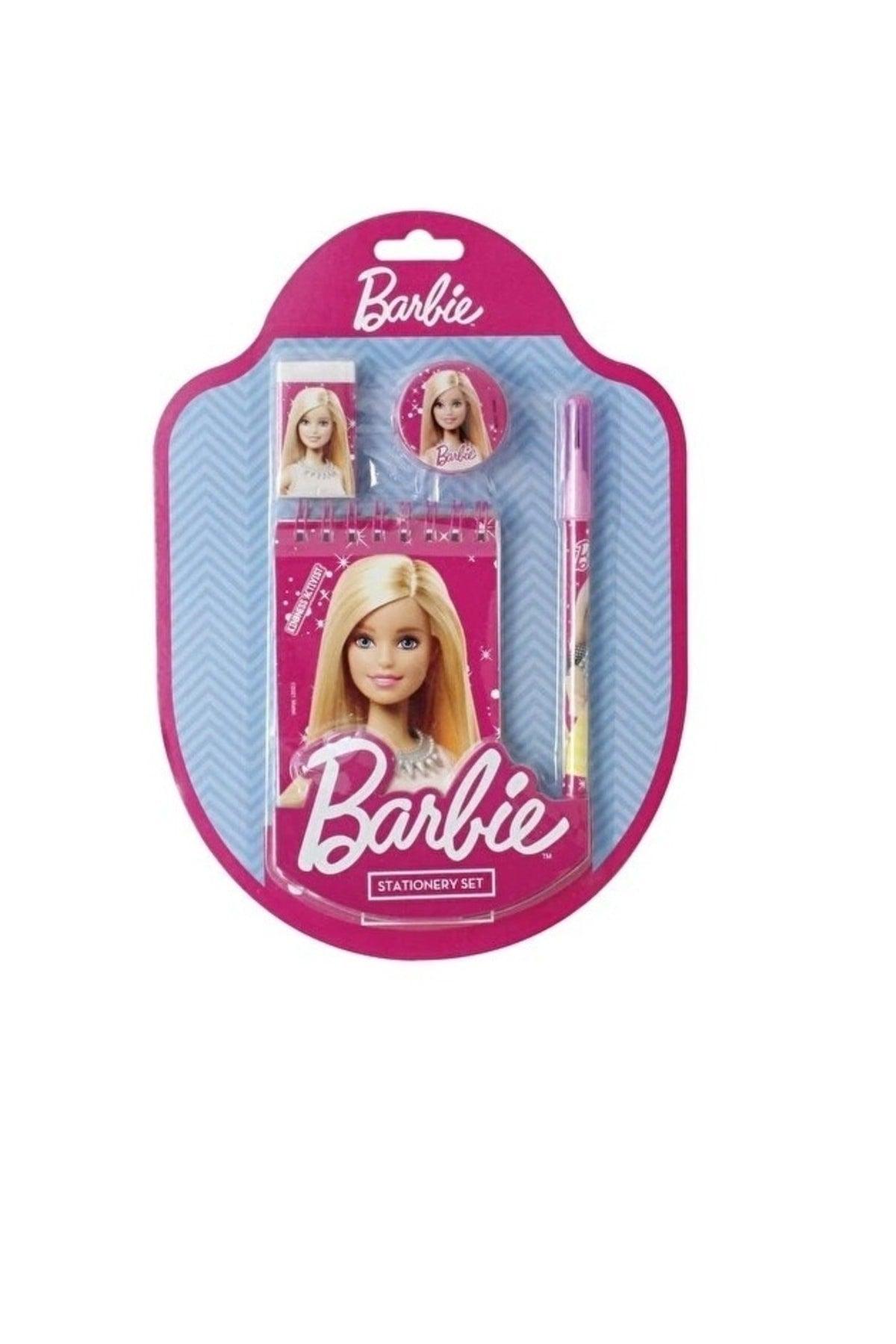 4 Piece Disney Barbie Licensed Super School