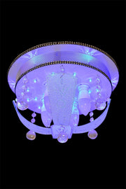 Stage Rgb Led Chandelier With 4 Sockets Double Layer Tray - Swordslife