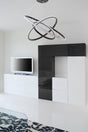 40/30/20 White Light Anthracite Color 3 Pcs Led Chandelier - Swordslife