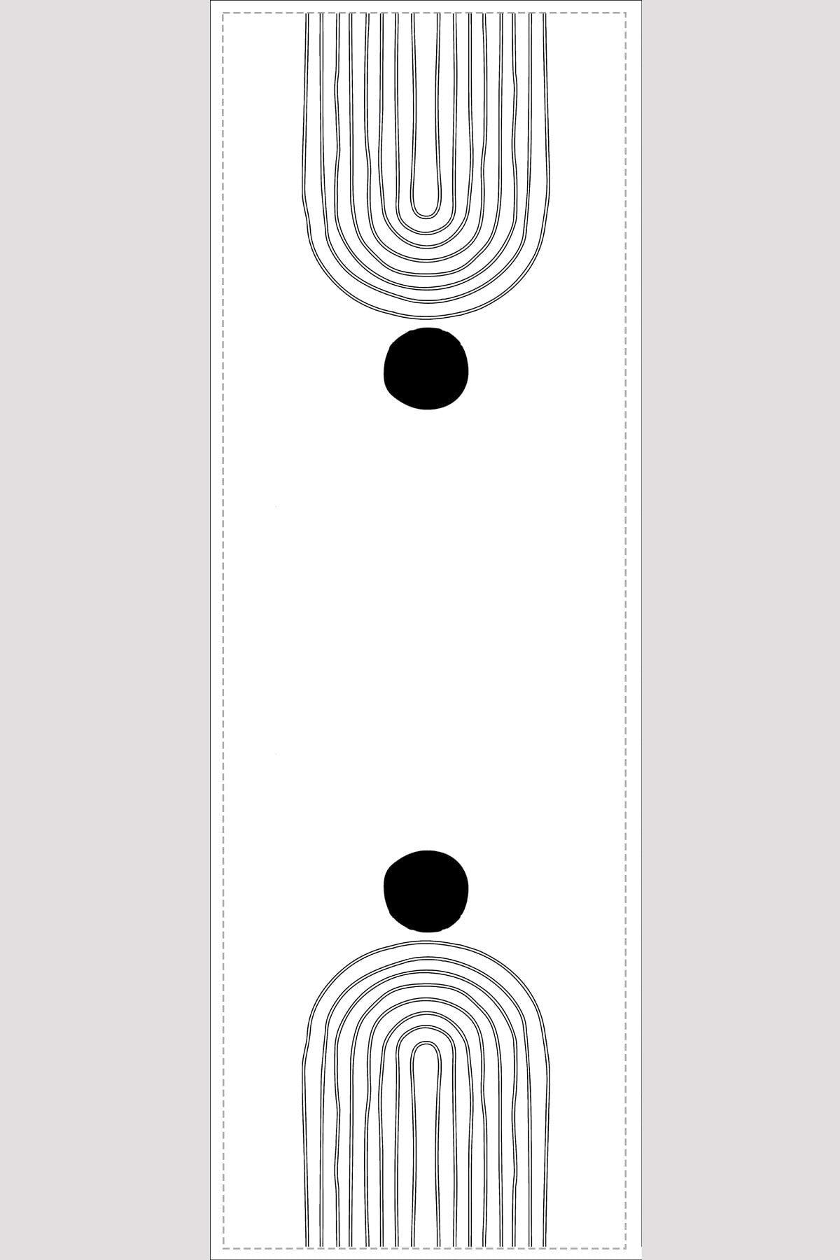 40x140cm Thai Feather Suede Woven Stain Resistant Fabric Abstract Modern Table Cloth Runner Rnr095 - Swordslife