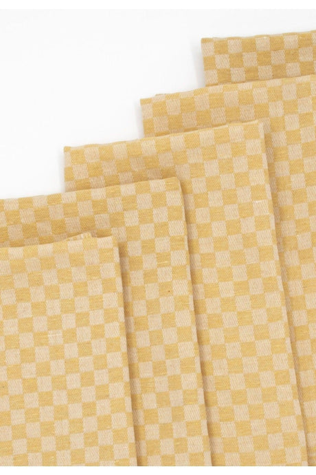 40x60cm 5 Pcs Kitchen Napkin Drying Towel – Dama Yellow - Swordslife