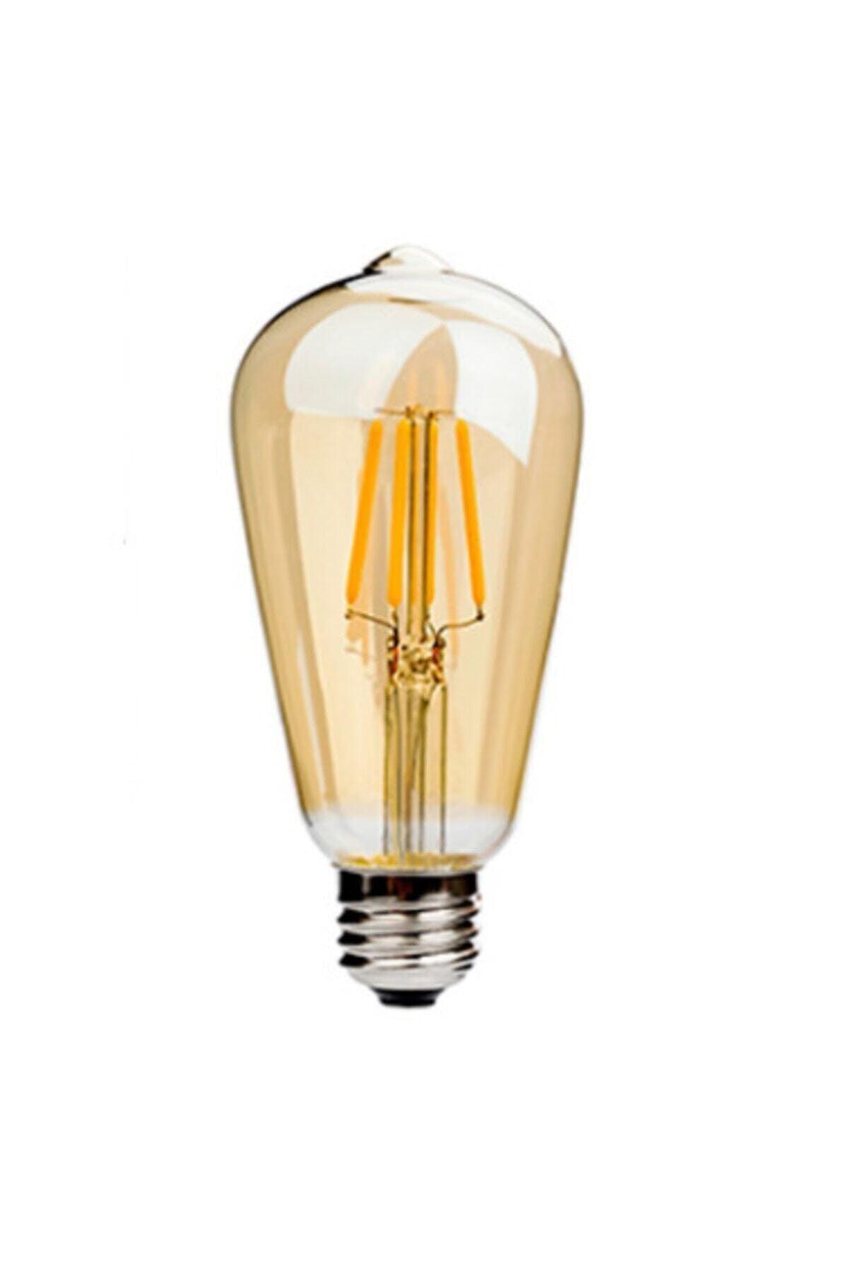 4284 6w Long Filament Rustic Bulb E27 Socket